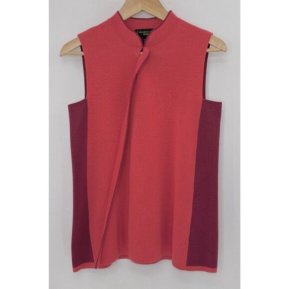 Shanghai Tang Mulberry Silk‎ & Cotton Mandarin Collar Knit Sweater Blouse Size M - Picture 2 of 14